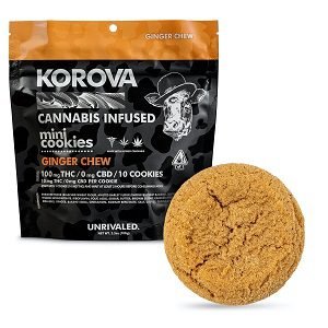 Korova Ginger Chews Mini Cookies