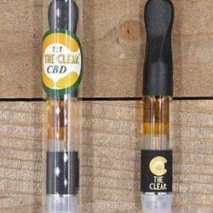 1:1 CBD:THC Vape Oil Cartridge, 500mg Clear Concentrate